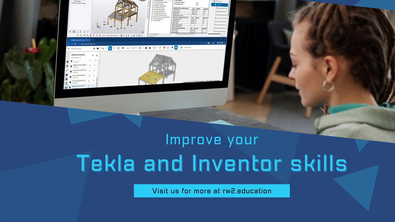 Read more about the article Improve your Tekla and Inventor skills with RW2’s 2025 program